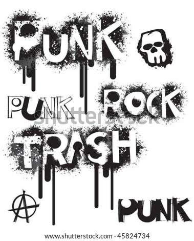 punk text