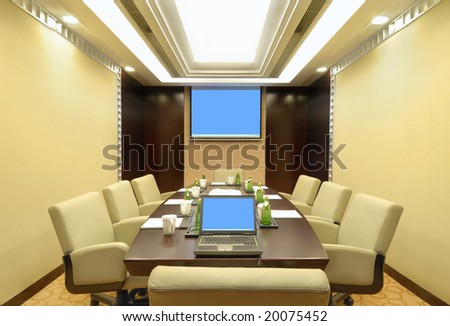 meeting room in the hotel