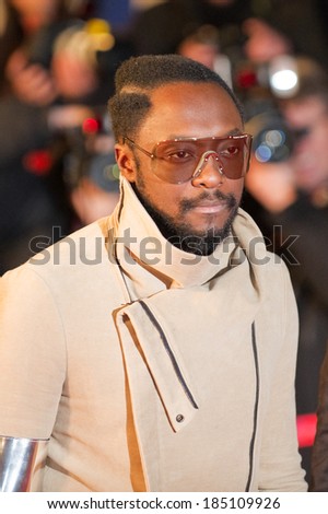 CANNES, FRANCE - JANUARY 22, 2011 - Will I am from group Black Eyed Peas on the red carpet of NRJ Music Award 2011 during the Midem (music industry trade fair)