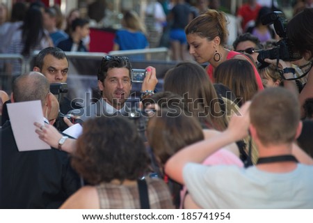 PARIS, FRANCE - JUNE 26, 2011 - Patrick Dempsey at French premiere of 