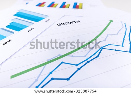 Graph showing economic growth