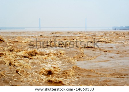 Lower reaches of  Yellow River(Huanghe River)