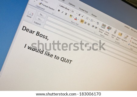 Send email to boss
