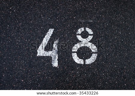 Αριθμοί - Σελίδα 2 Stock-photo-number-on-asphalt-35433226