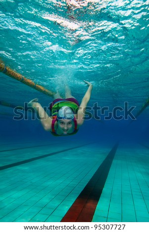 casual swimming