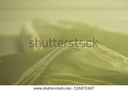 Soft green voile touch background