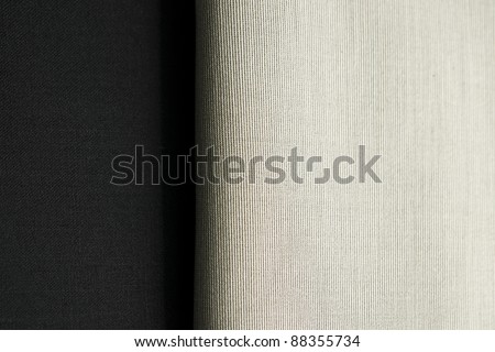 Black and white textile background