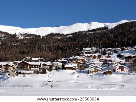 Winter town (Italy)