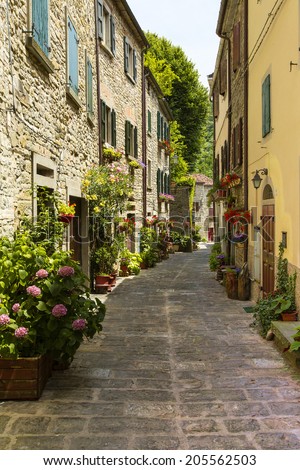 Beautiful small street provincial Italy Beautiful small street provincial Italy