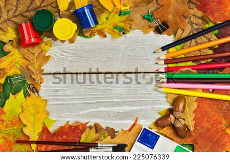 Autumn theme and creativity