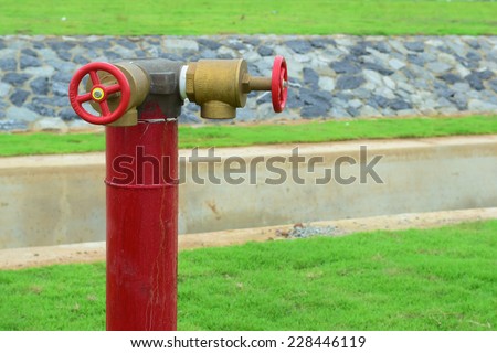 two way fire hose valve in park