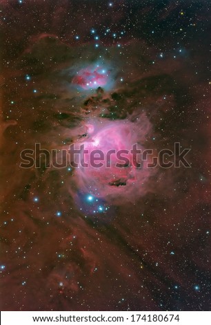 The Great Orion Nebula.