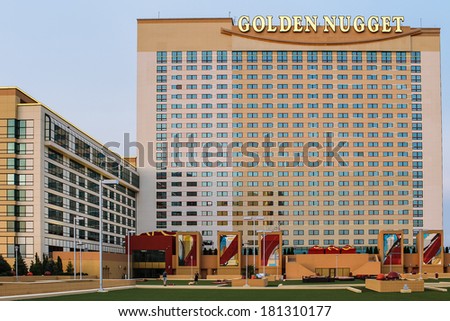 ATLANTIC CITY, NEW JERSEY - June 25, 2013 - Golden Nugget Hotel and Casino