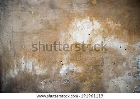 Black Rust White cracked roman plaster background Wall
