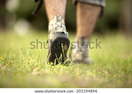 Close-up Walking Foots