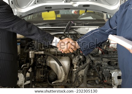 Auto Repair Handshake