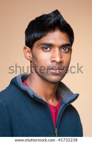 portrait of a young Indian man - stock photo portrait of a young Indian man - stock photo