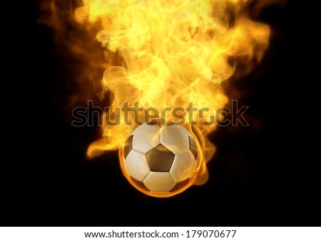 Eyes catching your layout with fire burn on soccer ball, It\'s very interesting to highlight your jobs.