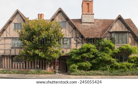 Hall\'s Croft, the Home of William Shakespeare\'s Daughter Susanna and her Husband, Dr John Hall, Old Town, in Stratford upon Avon, Warwickshire, England, UK