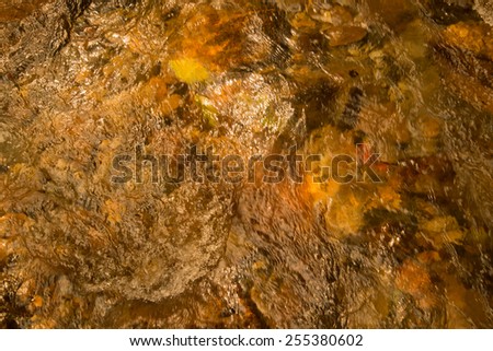 orange water surface (orange water texture background)