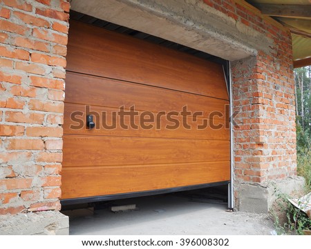 Install New House Garage Door.  Garage Door Installation.
