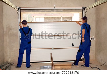 Contractors Installing, Repair, Insulating Garage Door. Garage door seal, garage door replacement, garage door repair.