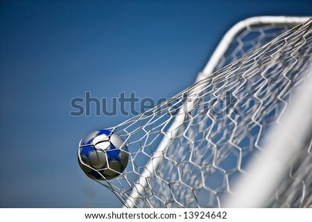 soccer goal. stock photo : Soccer Goal