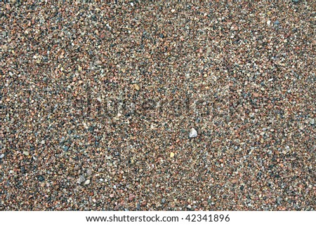 Fine stone or large sand