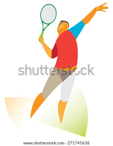 tennis. server