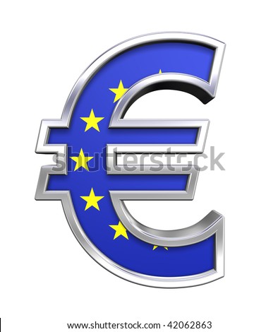 european union symbol. sign with european union