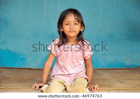 Girl in poverty