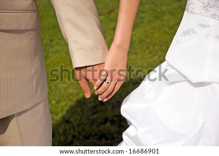 New married hands