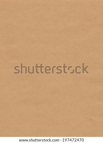 Hi-res scan of brown cardboard paper texture