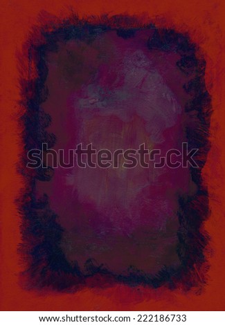 Black and red acrylic paint abstract texture background
