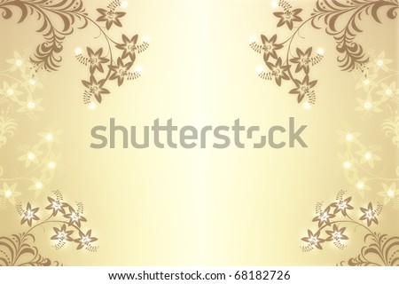 Beautiful abstract floral  background