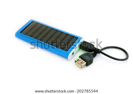 Solar panel for charging mobile phone