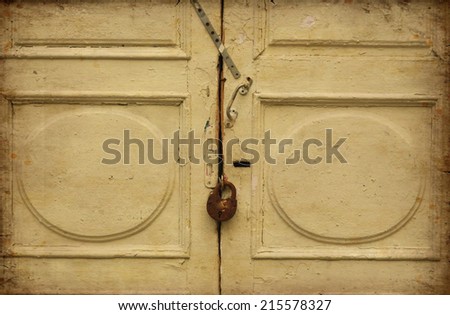 Vintage door - vintage style