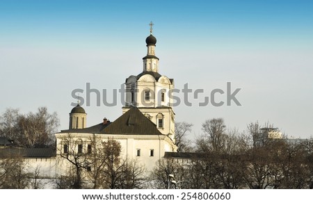 Old russian church in Moscow