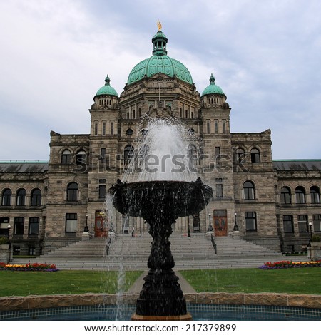 Legislative Assembly of British Columbia in Victoria, British Columbia, Canada