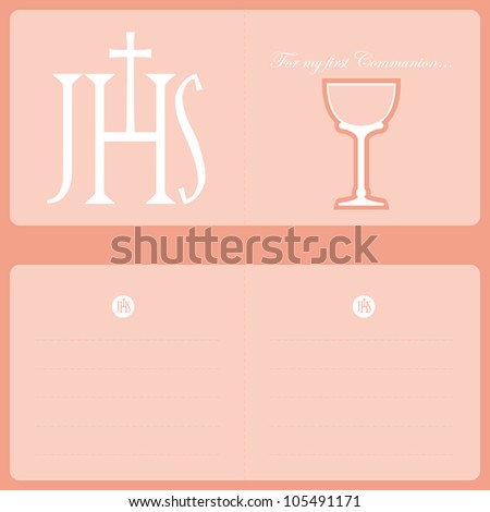 Invitation Card - Catholic religion