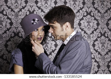 An older man seduces a younger woman