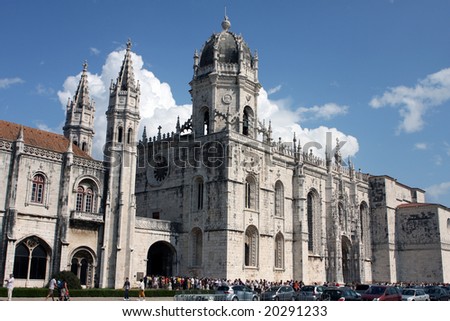 The Hieronymites Monastery is located in the Belem district of Lisbon. The monastery is one of the most prominent monuments in Lisbon and successful achievements of the Manueline style.