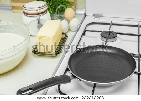 Pancakes cooking food delicious cuisine fry process