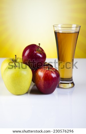 Fruits, vegetables, fruit juices, vegetable juices, healthy food