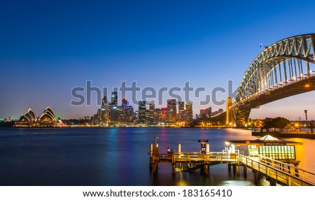 Harbor Bridge, Sydney Opera House, Sydney Harbor