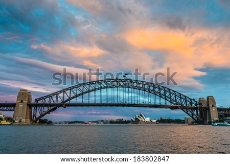 Harbor Bridge,  Sydney Harbor