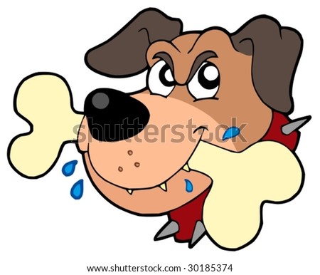 Dog Face Illustration