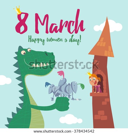 http://image.shutterstock.com/display_pic_with_logo/2168306/378434542/stock-vector--march-women-c-day-greeting-card-dragon-gives-the-princess-a-bouquet-of-knights-378434542.jpg