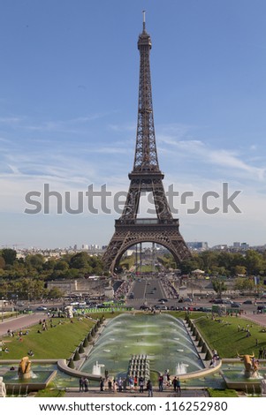 Paris France Eiffel Tower Pictures on Eiffel Tower In Paris  France Stock Photo 116252980   Shutterstock