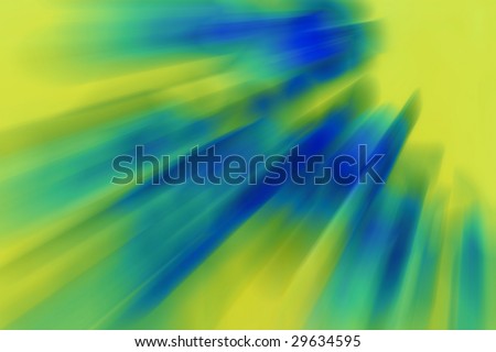 Beautiful blue and yellow lines radial background